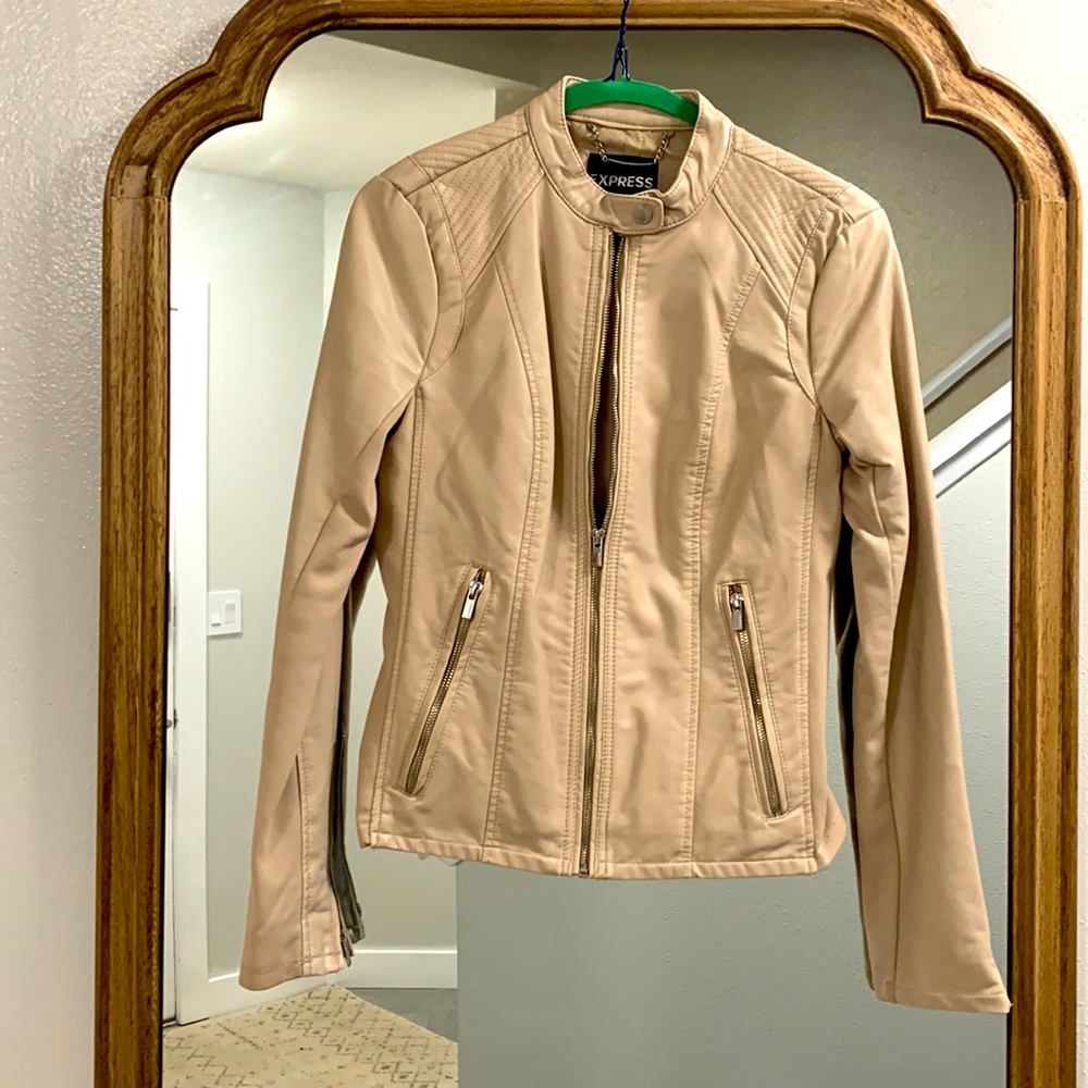 Express Faux Leather Jacket! Size S